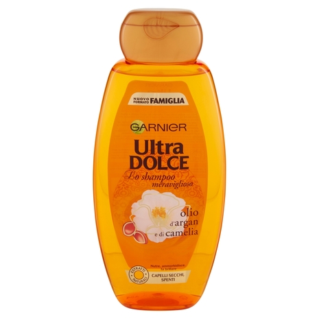 Garnier Shampoo Ultra Dolce Meraviglioso, Shampoo per Capelli Secchi, 600 ml